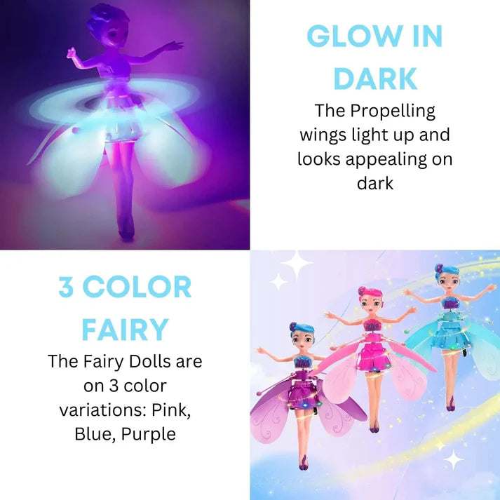 🧚‍♀️ Flying Fairy™ | Gesture Sensing Princess Doll